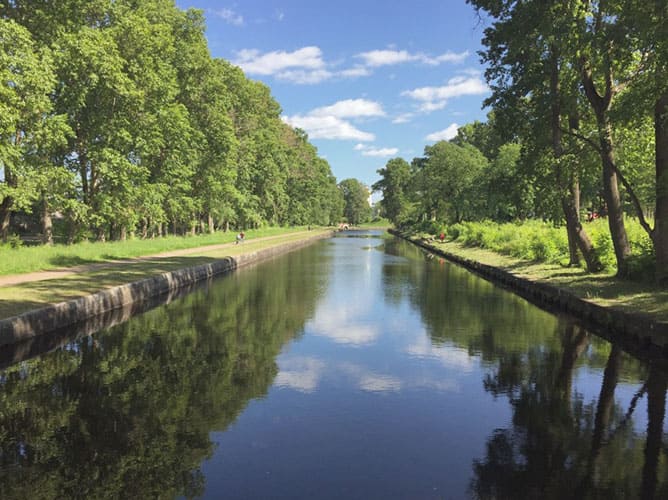 Тверецкий канал в Вышнем Волочке